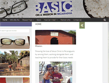Tablet Screenshot of basicnicaragua.com
